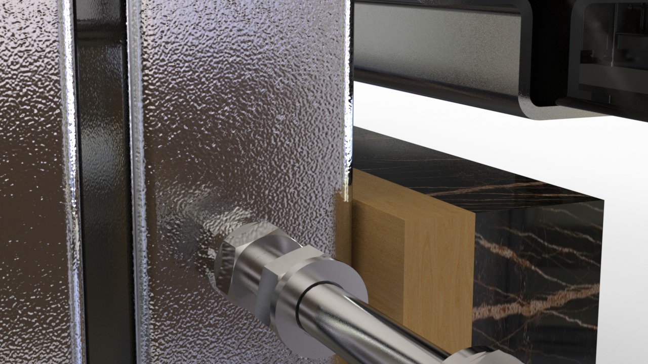 Producto Mobotech Design S.L Mobiliario indutrial de acero y mármol. Ejemplo de ingeniería y desarrollo de producto