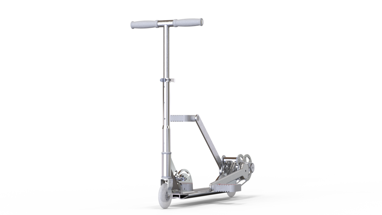 Producto Mobotech Design S.L Patinete a pedales. Ejemplo de ingeniería y desarrollo de producto